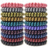 No Crease Coil Hair Ties 20 Pieces Traceless Spiral Hair Ties No Damage Phone Cord Hair Ties Elastics Hair Coils Plastic Hair Bands Spiral Bracele...