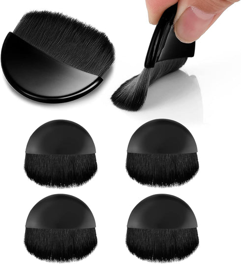 4 Pieces Paint Flat Brush Applicator Black Modge Podge Brushes Artist Drawing Brush Basic Diamond Art Painting Brush for Gesso Oil Paint Watercolo...
