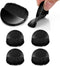 4 Pieces Paint Flat Brush Applicator Black Modge Podge Brushes Artist Drawing Brush Basic Diamond Art Painting Brush for Gesso Oil Paint Watercolo...