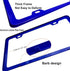 Aootf Blue License Plate Frames- Cute Car Tag Holders for Women, 2 Pack Slim Aluminum Bracket with Mount Kit Fit Front & Rear, 2 Holes, Personaliz...