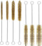 7pcs Brass Wire Tube Brushes Bottle Brush Set,11Inch Long Wire Brushes for Cleaning,Wire Pipe Cleaner Bore Brush Cleaning for Tubes,Bottle,Keyboar...