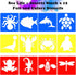 24 Pieces Stencils for Kids Sidewalk Chalk Stencil Large Animal Painting Stencils Washable Garden Stencils Dinosaur Insect Stencils Animal Templat...