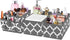 homyfort Small Makeup Storage Organizer Bins,Fabric Dresser Top Organizers and Storage for Vanity Bathroom Countertop,Skincare Organization,Cosmet...