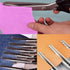 Dressmaking Sewing Craft Scissors, Professional Stainless Steel Pinking Shears Comfort Grip, Serrated & Scalloped Blades Cut Tailor Decorative Too...