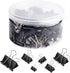SANNIX 110 PCS Binder Clips Assorted Sizes, X Large, Large, Medium, Small, Mini and Micro, Binder Clips Paper Clamps for Office Home School...