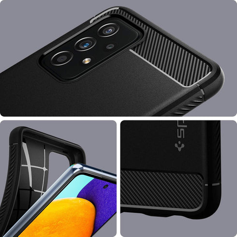 Spigen Rugged Armor Designed for Galaxy A52 5G Case (2021) - Matte Black...