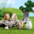 Mini Owls Fairy Garden Accessories, Owl Miniature Figurines Fairy Garden Decor for Micro Landscape, Plant Pots, Bonsai Craft Decor, Party Decorati...