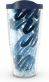 Tervis Yao Cheng - Scribbles In Blue Made in USA Double Walled Insulated Tumbler Travel Cup Keeps Drinks Cold & Hot, 24oz, Classic...
