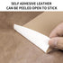 Leather Repair Patch Tape, Red 3 x 61 Inches Self Adhesive Leather Repair Kit for Furniture, Car Seat,Vinyl Leather Repair Kit for Office Chairs, ...