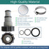 Pool Hose Adapter 1 1/4 to 1 1/2 Pool Hose Adapter 1.25 to 1.5 Pool Hose Adapter 1 1/2 Pool Hose Adapter 1 1/4 Hose Adapter Pool 1.5" and 1.25" Ty...