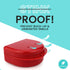 FRESH KNIGHT Retainer Case (2 Pack). Retainer Case with Vent Holes. Perfect for Denture, Mouth Guard, Aligners. (True Red)...