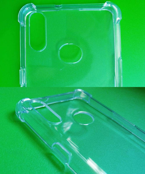Case for Samsung Galaxy A10s / Samsung M10S Clear TPU Four Corners Cover Transparent Soft Funda...