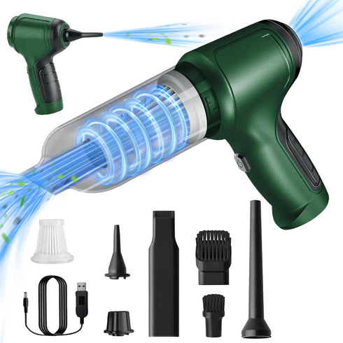 Handheld Car Vacuum Cleaner, 8000PA High Power Handheld Vacuum Cordless, 3 in 1 Portable Car Vacuum Cordless, Rechargeable Mini Vacuum Cleaner for...