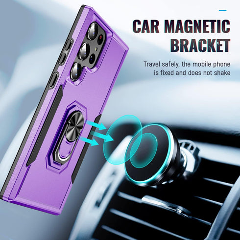 Phone Case for S23 Ultra Case Samsung S23 Ultra Phone Case for Women with Kickstand and Ring, Military Grade Drop Protection for Samsung Galaxy S2...
