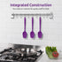 U-Taste Silicone Spoon Spatula Set, 600ºF High Heat Resistant Food Grade Flexible Rubber Scraper, Integrated Cooking Mixing Baking Kitchen Utensil...