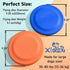 Dog Flying Disc (2 Pack) - Durable Rubber Flying Disc Dog Toy - 9.25" Indestructible Rubber Dog Flying Disc - Puncture Resistant & Bite Resistant ...