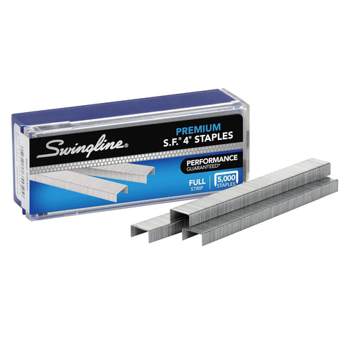 Swingline Staples, S.F. 4, Premium Staples for Desktop Staplers, 1/4" Length, 210/Strip, 5000/Box (35450)...