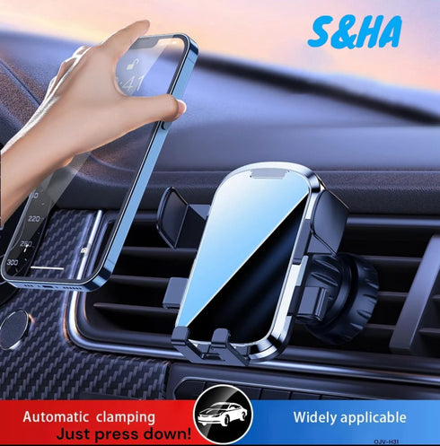 S&HA. 2024 Universal Cell Phone Holder Mount for car with 360° Rotatable Head for iPhone 15/14/13, Samsung Phone. LG, HTC, Motorola, BlackBerry, N...