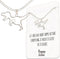 Happy Kisses Dinosaur T-Rex Necklace - Perfect T Rex Dinosaur Gift for Women and Girls – Heartfelt Trex Message Card Included...