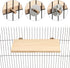 Wontee Bird Perch Stand Wooden Platform for Cockatiels Conures Rats Gerbils Chinchillas Squirrels (M)...