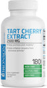 Bronson Tart Cherry Extract 2500 mg Vegetarian Capsules with Antioxidants and Flavonoids Non-GMO, 180 Count...