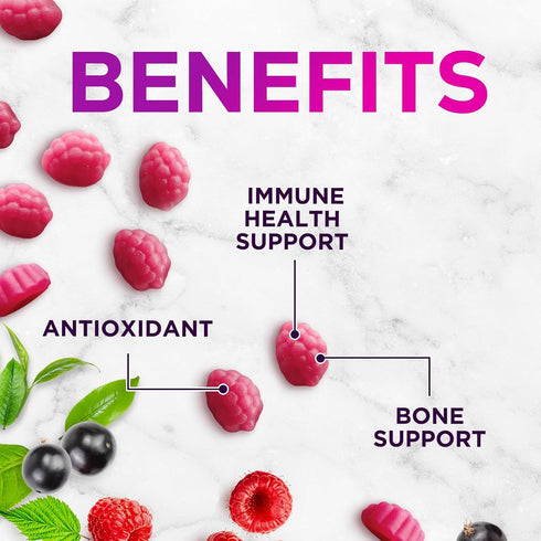Zinc Gummies for Adults 50 mg - High Absorption Immune Health Support Gummy & Antioxidant Chewable Supplement, Zinc Vitamin for Men and Women, Veg...