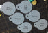 Designer Stencils It's a Party Cookie Stencil Set, (HAPPY BIRTHDAY - CONGRATS - IT'S A PARTY - MAKE A WISH - CELEBRATE), Beige/semi-transparent...