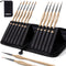 Nicpro 11 Pack Miniature Paint Brushes, Professional Fine Tip Detail Paint Brush, Artist Detail Brushes Set for Watercolor Oil Acrylic, Craft, Mod...
