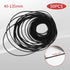 Recorder Rubber Belts, Cassette Recorder Repair Maintenance Mix Cassette Rubber Square Belt 40-135MM (50PCS)...