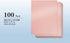 Pink Metallic Paper - 100-Pack Light Pink Shimmer Paper, Paper Crafting Supplies, Perfect for Flower Making, Ticket, Invitation, Stationery, Scrap...