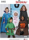 Simplicity Kid's Character Halloween Costume Sewing Patterns, Sizes S-L...