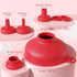 Wide Mouth Versatile Funnel, Canning Funnels for Kitchen Use, Food Grade Plastic Cooking Funnel Set with 4 Size Spouts and 2 Strainers for Filling...