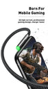 mcdodo Right Angle Design Extra Long Gaming Charger Cable with Green LED Light USB Charging& Syncing Cord Compatible iPhone Xs MAX XR X 8 8 Plus 7...