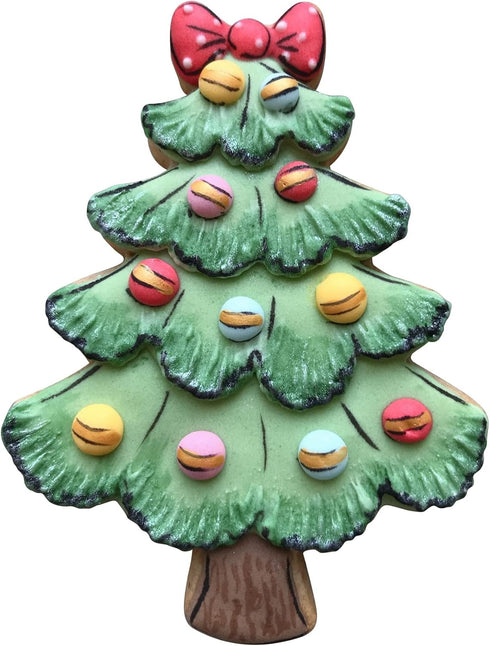 LILIAO Christmas Tree with Bow Cookie Cutter - 3.4 x 4.5 inches - Stainless Steel...