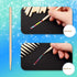 Kare & Kind 100 PCS Bamboo Stylus for Scratch Art - Engraving Tool for Scratch Pads for Arts, Crafts, DIY Items - Also for Painting, Drawing......
