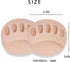 Ball of Foot Cushions (5 Pairs) - Metatarsal Pads for Women & Men, Soft Forefoot Pads for Ball of Feet, Reusable, Breathable, Prevent Pain & Disco...