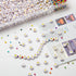 1400 Pieces Letter Beads Kit Acrylic Letter Beads 4x7mm White Round Acrylic Alphabet Letter Beads A-Z Heart Beads for Jewelry Making Bracelets Nec...
