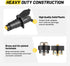 Oyviny 7 Pin Trailer Connector Male & Female, 7 Way Female and Male Trailer Plug Splice Kit, RV 7 Blade Trailer Receptacle for RV Boat 6-24V...