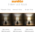 Sunlite 70324 3-Way LED A19 Light Bulb, 5/9/15 Watts (40W 60W 100W Equivalent), 500-1000-1600 Lumens, Medium E26 Base, Omni-Directional, ETL Liste...