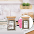 Tebery 198PCS Minimalist Spice Jars Labels and Pantry Stickers, White Printed Square Labels Fit Round or Rectangle Spice Jars Include a Reference ...