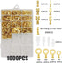 1000 Pcs 2.8/4.8/6.3 mm Quick Splice Crimp Terminals Male Female Wire Spade Connector Wire Crimp Terminal Block with Insulating Sleeve Assortment ...