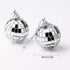 12 Pcs Silver Disco Mirror Ball for Party Decoration, Christmas Tree Wedding Birthday Party Ornaments(4CM)...