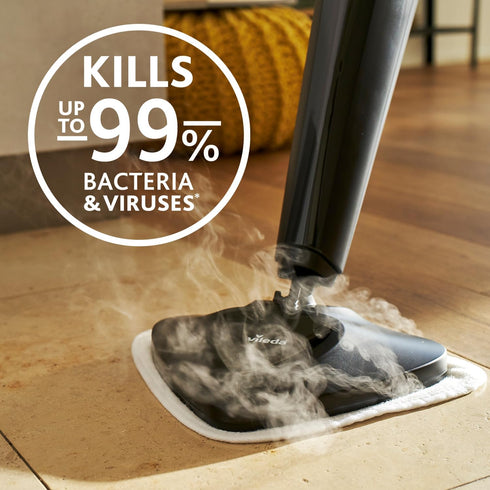 Vileda Steam Mop Refill Pads, Pack of 2, White...