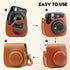 Protective Camera Case for Fujifilm Instax Mini 11 12 9 Instant Camera with Instax Mini Album, Photo Album for Fujifilm Instax Mini Camrea, PU Lea...