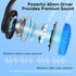 ShinePick Kids Headphones, Over-Ear Girls Boys Gaming Headphones with Microphone and Volume Control for Kids Teens Online School, Travel?Blue?...