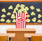 25 Pcs Various Popcorn Stickers Bulletin Board Self Stick Popcorn Accents Adhesive Fake Popcorn Decorations for Kids Teacher Classroom Blackboard ...