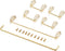 Keyboard Stabilizers Gold Plated PCB Screw-in Stabilizers 2u 6.25u 7u Mechanical Keyboard Stabilizers Mechanical Keyboard Accessories for 60/87 Ke...