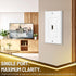 TNP HDMI Wall Plate (1 Port, White) HDMI Face Plate Socket Insert Jack Outlet Panel Mount Support 4K 60Hz HDR ARC/eARC Full HD 3D Ethernet High Sp...