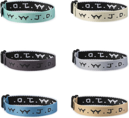 Elevated Faith WWJD Surf Bracelet Pack...