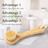 Face Dry Brush Blood Circulation, Dry Body Brush for Dry Skin,Remove facial keratin and blackheads?Wet and Dry Brush Suitable for All Kinds of Ski...